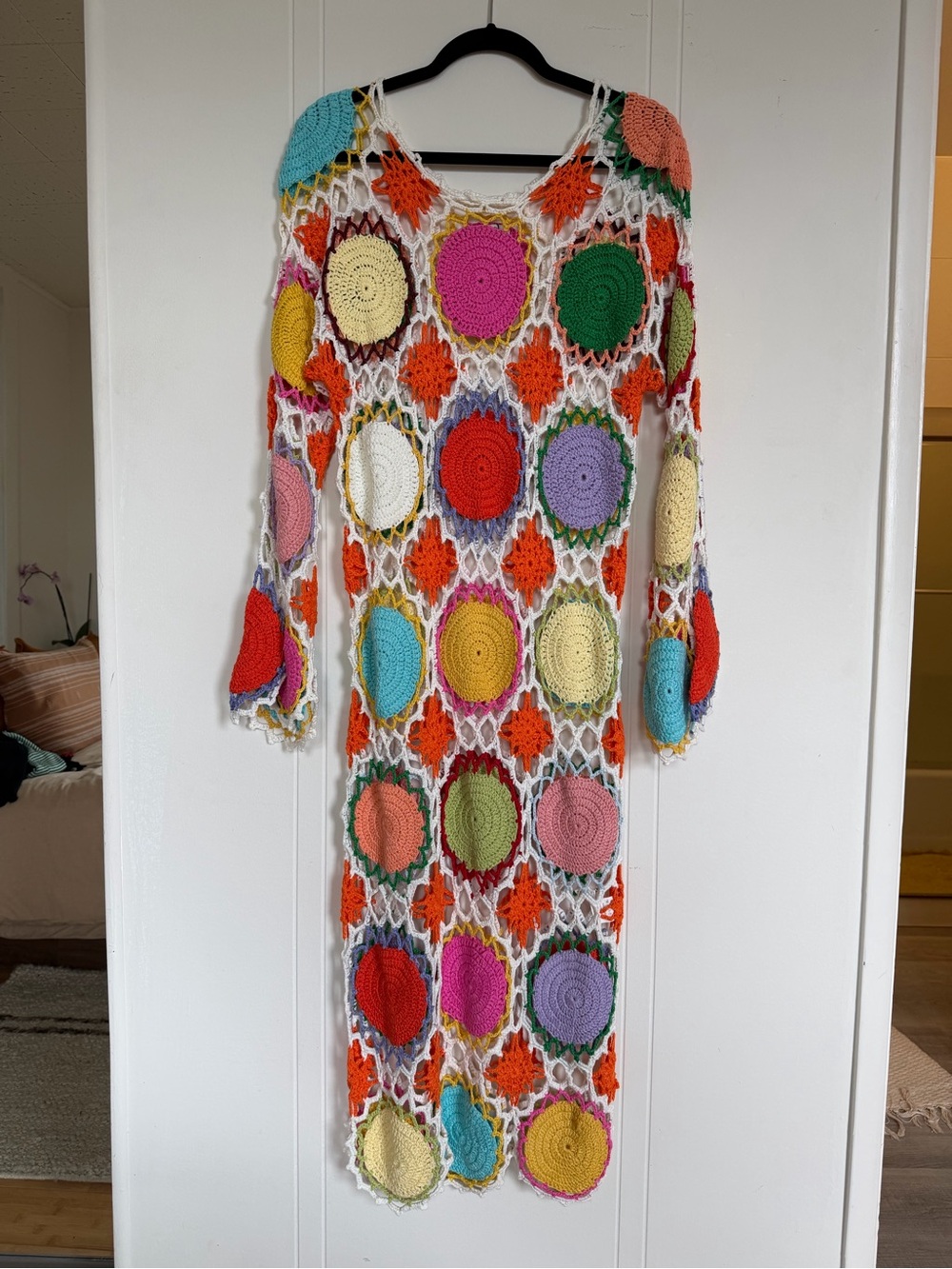 HANDMADE Rainbow Crochet Dress from Barcelona